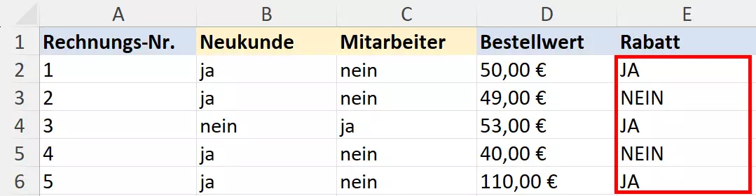 Excel: Ergebnis nach Kombination mehrerer Funktionen Excel: Ergebnis nach Kombination mehrerer Funktionen