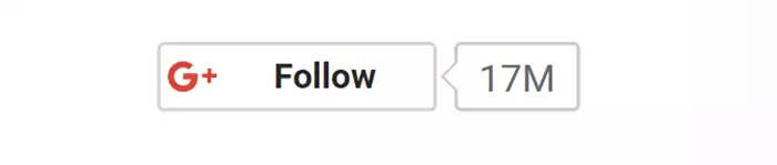 Bild: Der Follow-Button von Google+